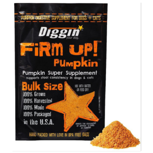 Diggin  Your Dog Firm Up! Pumpkin Super Dog & Cat Supplement 4 oz Supply