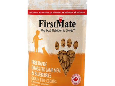 FirstMate Free Range Grass Fed Lamb & Blueberry Mini Trainers Dog Treats, 8 oz Sale