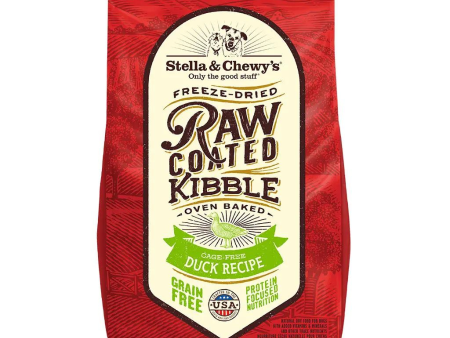 Stella & Chewy s Cage-Free Duck Recipe Raw Coated Kibble Dry Dog Food Online Sale