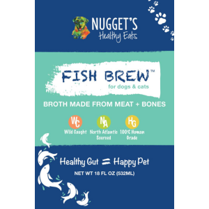 Nugget s Healthy Eats Frozen Bone Broth Brew Fish Dogs & Cats 18 oz Online