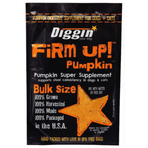 Diggin  Your Dog Firm Up! Pumpkin Super Dog & Cat Supplement 4 oz Supply