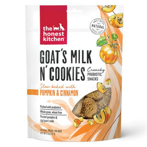 The Honest Kitchen Goat s Milk N  Cookies Pumpkin & Cinnamon Dog Treats, 8 oz Hot on Sale