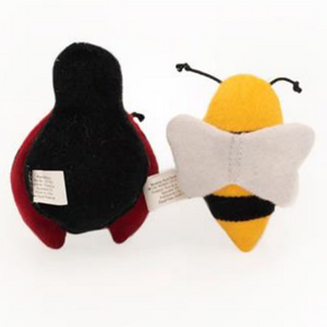 ZippyClaws 2-Pack Catnip Ladybug & Bee Cat Toys For Sale