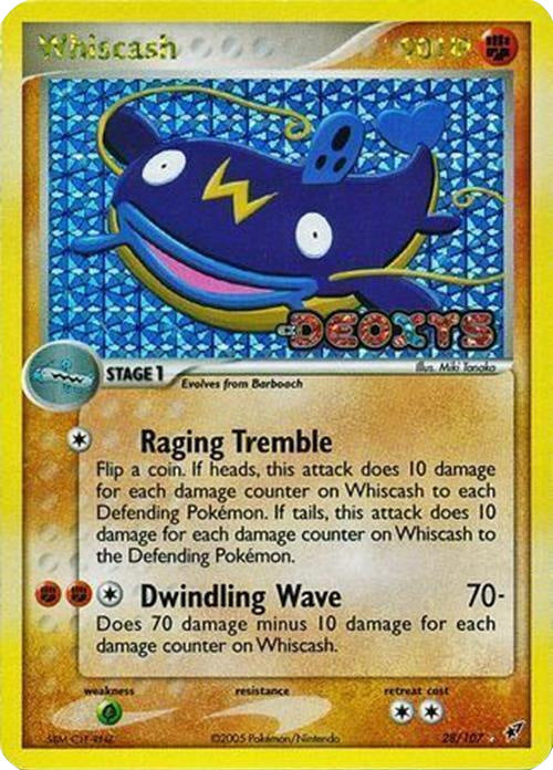 Whiscash (28 107) (Stamped) [EX: Deoxys] Online now