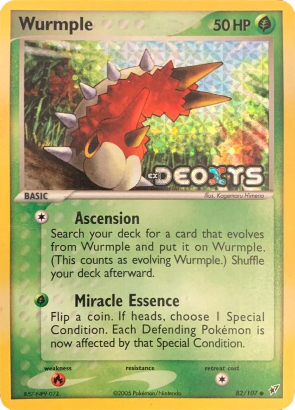 Wurmple (82 107) (Stamped) [EX: Deoxys] For Discount