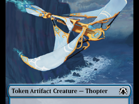 Thopter    Gold Double-Sided Token [March of the Machine Commander Tokens] Sale