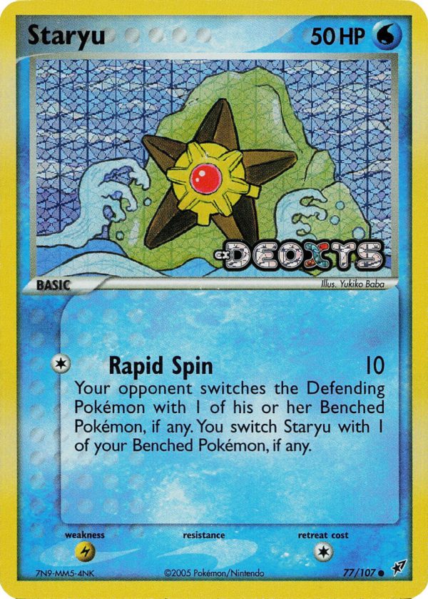 Staryu (77 107) (Stamped) [EX: Deoxys] Online