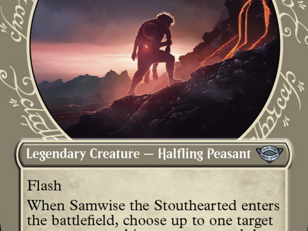 Samwise the Stouthearted (Showcase) (Surge Foil) [The Lord of the Rings: Tales of Middle-Earth] Sale