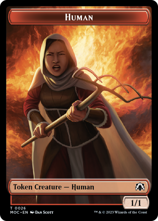 Squid    Human (26) Double-Sided Token [March of the Machine Commander Tokens] Online