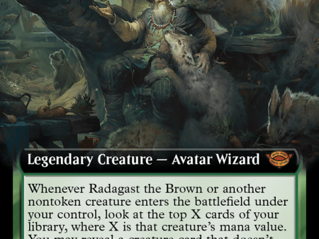 Radagast the Brown (Extended Art) (Surge Foil) [The Lord of the Rings: Tales of Middle-Earth] Online Sale