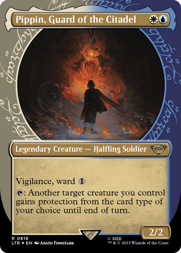 Pippin, Guard of the Citadel (Showcase) (Surge Foil) [The Lord of the Rings: Tales of Middle-Earth] Supply