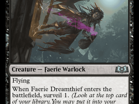 Faerie Dreamthief [Wilds of Eldraine] For Sale