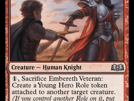 Embereth Veteran [Wilds of Eldraine] Sale