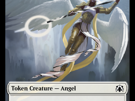 Angel (3)    Demon Double-Sided Token [March of the Machine Commander Tokens] Fashion