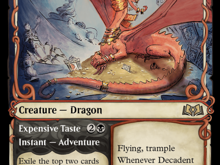 Decadent Dragon    Expensive Taste (Showcase) [Wilds of Eldraine] Hot on Sale