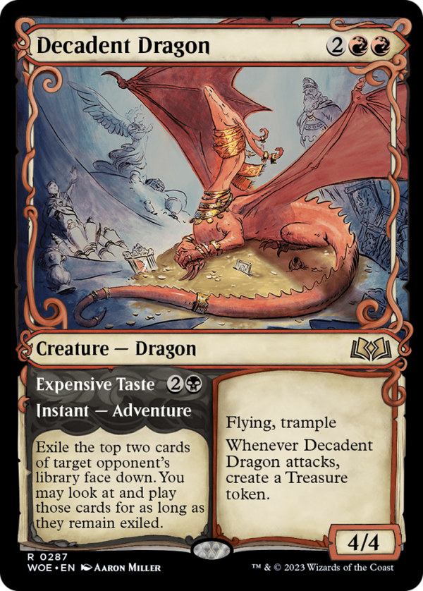 Decadent Dragon    Expensive Taste (Showcase) [Wilds of Eldraine] Hot on Sale