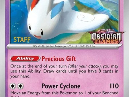 Togekiss (038) (Stamped) (Staff) [Scarlet & Violet: Black Star Promos] Fashion