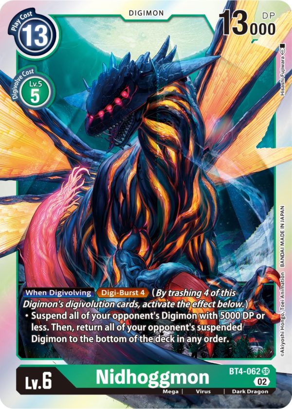 Nidhoggmon [BT4-062] (Resurgence Booster Reprint) [Resurgence Booster] Sale