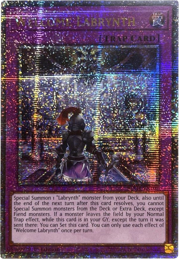 Welcome Labrynth [BLMR-EN102] Quarter Century Secret Rare on Sale