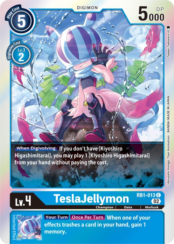 TeslaJellymon [RB1-013] [Resurgence Booster] Hot on Sale