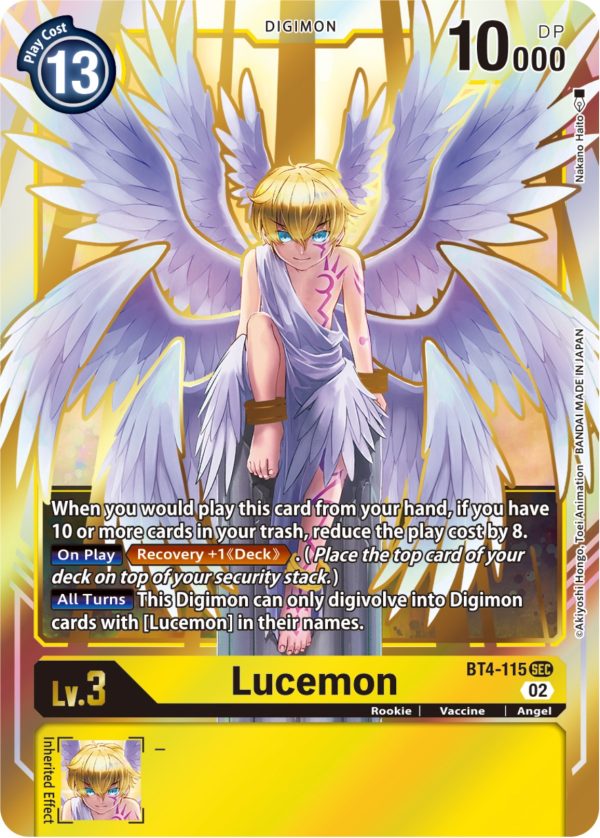 Lucemon [BT4-115] (Resurgence Booster Reprint) [Resurgence Booster] on Sale