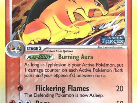 Typhlosion (17 115) (Stamped) [EX: Unseen Forces] For Cheap