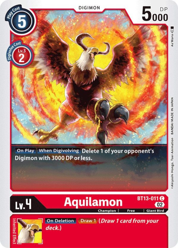 Aquilamon [BT13-011] [Versus Royal Knights Booster] For Cheap