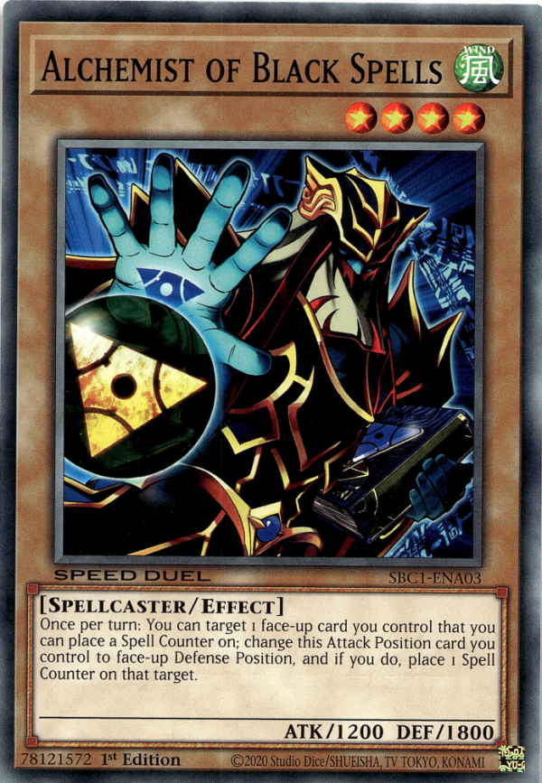 Alchemist of Black Spells [SBC1-ENA03] Common For Cheap