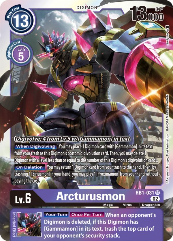 Arcturusmon [RB1-031] (Textured) [Resurgence Booster] on Sale