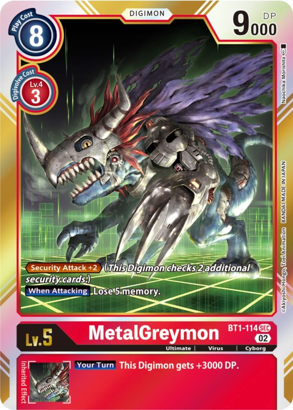 MetalGreymon [BT1-114] (Resurgence Booster Reprint) [Resurgence Booster] Supply