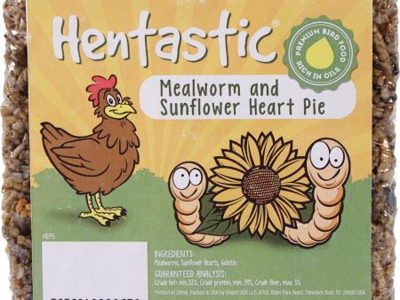 Unipet Usa - Hentastic Mealworm And Sunflower Heart Pie For Cheap