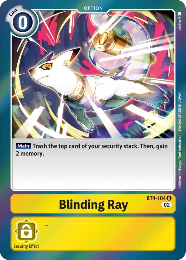 Blinding Ray [BT4-104] [Resurgence Booster] Fashion